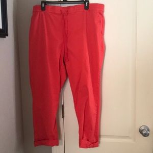 Draw string / Elastic cotton pants